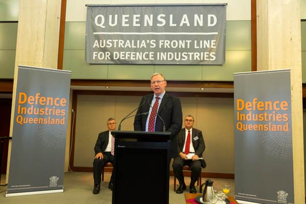 Deputy Premier and Minister for State Development, Infrastructure and Planning, the Hon Jeff Seeney, provides a keynote address