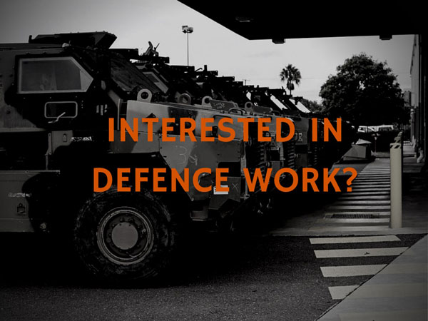 Interested in defence work?